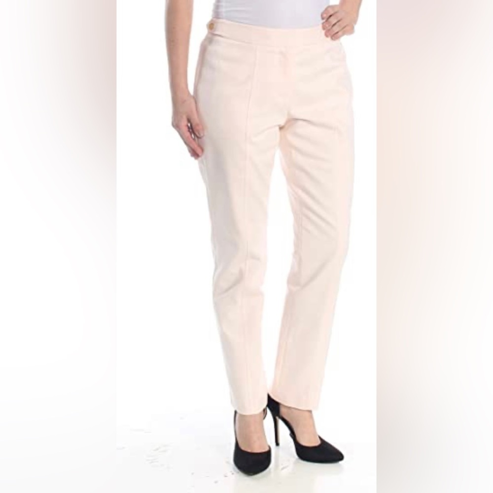 CALVIN KLEIN Pink Suit Pants Size 10 NWT